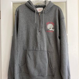 Champion Ohio State 1/4 zip hooded sweatshirt. Size Large. Excellent condition.
